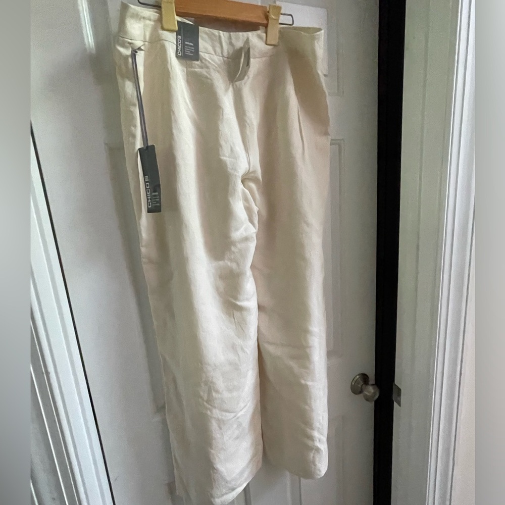 Chico silky ease braxton SH pants ivory 2.5